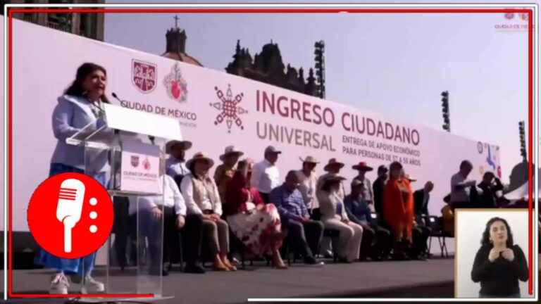 Clara Brugada dio luz verde al Ingreso Ciudadano Universal para personas de 57 a 59 años