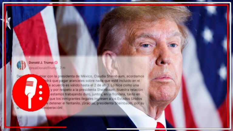 Trump aplaza aranceles hasta el 2 de abril y anuncia que no se aplicarán sobre nada que esté incluido en el T-MEC