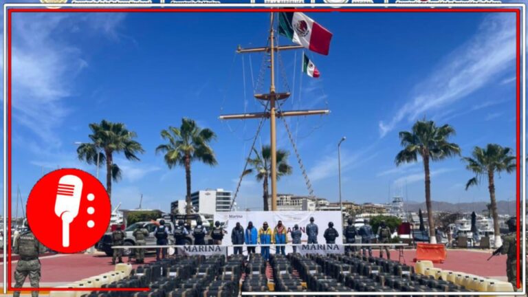Acciones contundentes contra el crimen: Harfuch confirma aseguramiento de 4.5 toneladas de cocaína en Baja California Sur