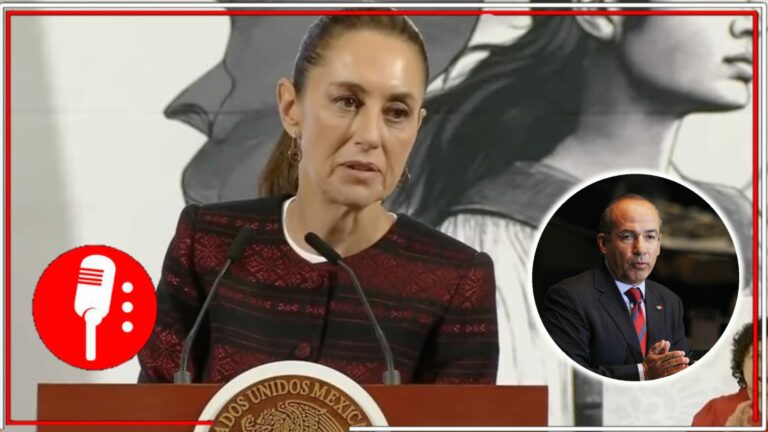 “El pueblo de México ya juzgó a Calderón, Sheinbaum expone el generalizado rechazo hacía del pueblo hacía el apodado “Comandante Borolas”