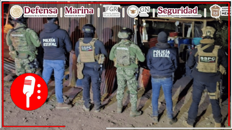 Desmantelan narcolaboratorio en Santa Ana Ixtlahuaca: aseguran 70 kilos de droga sintética en operativo conjunto de autoridades