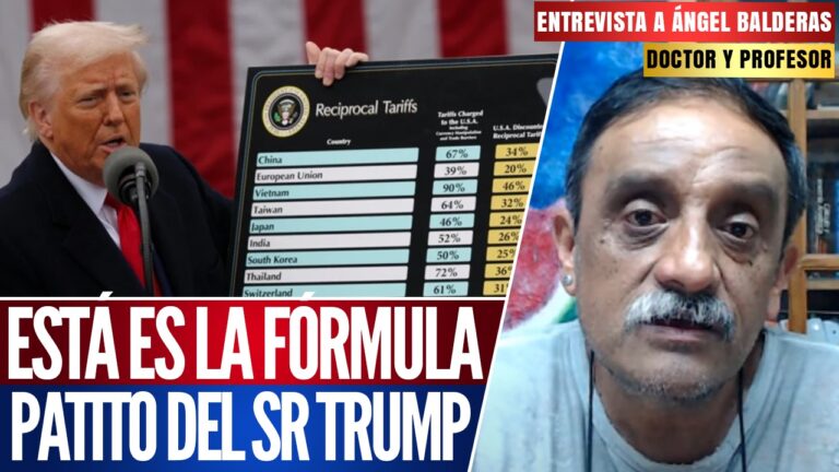 Entrevista | Ángel Balderas afirma que la estrategia de Trump es una &#8216;fórmula patito&#8217; y que sus aranceles constituyen un gran fraude.