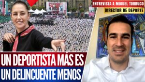 Entrevista | Miguel Torruco, Director de Deporte, señala que un deportista adicional es un delincuente menos. Además, señala que la Presidenta está decidida a romper el récord de la clase de box más grande del mundo.
