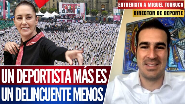 Entrevista | Miguel Torruco, Director de Deporte, señala que un deportista adicional es un delincuente menos. Además, señala que la Presidenta está decidida a romper el récord de la clase de box más grande del mundo.