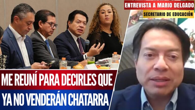 Entrevista | El titular de la SEP, Mario Delgado: &#8220;Me reuní con empresarios para informarles que sus productos ya no se venderán en escuelas.
