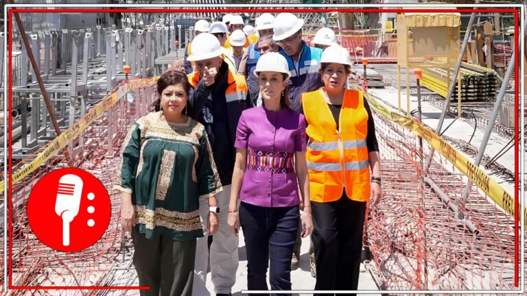 La Presidenta Sheinbaum supervisó avances del Tren interurbano “El Insurgente” México-Toluca