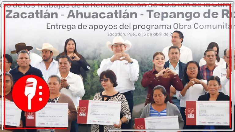El gobernador Alejandro Armenta anuncia rehabilitación de carreteras en la Sierra Norte