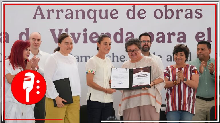 Claudia Sheinbaum inaugura programa de Vivienda para el Bienestar en Campeche