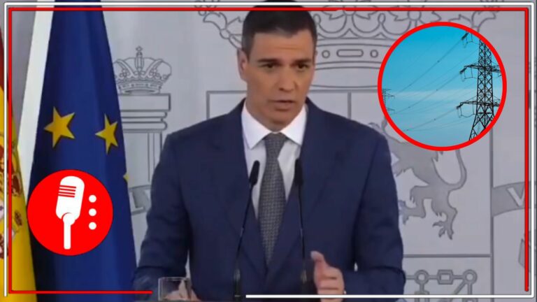 Sánchez agradece apoyo, pero no menciona a las responsables del apagón