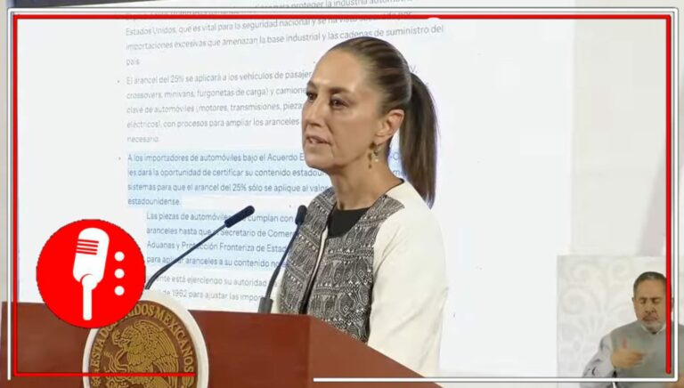 La Presidenta Sheinbaum defiende a México y busca trato preferencial ante nuevos aranceles automotrices y a metales de Trump