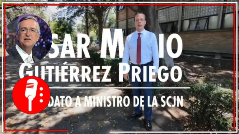 Candidato a ministro aclara: “No soy Pliego”