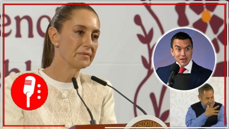 México no retomará relaciones con Ecuador mientras Daniel Noboa siga en la presidencia: Claudia Sheinbaum