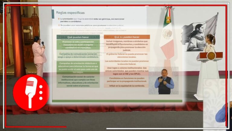 Gobierno de México detalla lineamientos para promover el voto en la histórica elección judicial del 1 de junio