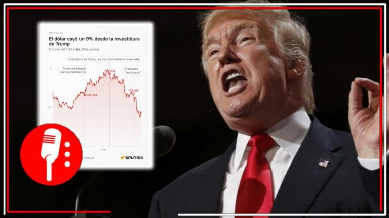 Trump hunde economía de EE.UU. en sus primeros 100 días: crece déficit, cae el dólar y se dispara el desempleo