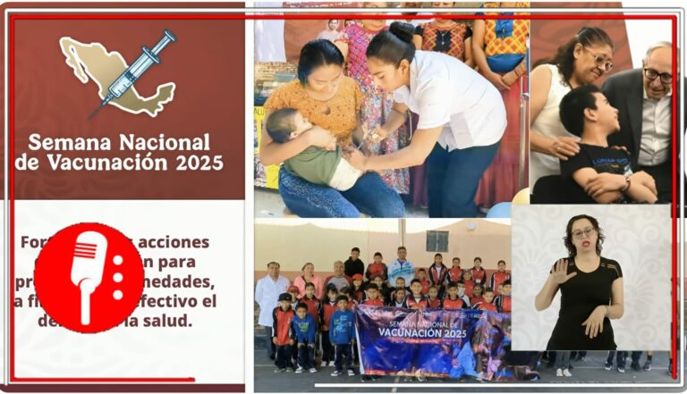 El Gobierno de México refuerza campaña de vacunación en México ante brotes de sarampión y tos ferina