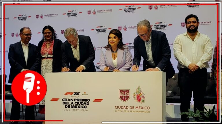 La CDMX asegura la F1 hasta 2028: Clara Brugada firma nuevo convenio sin usar dinero público