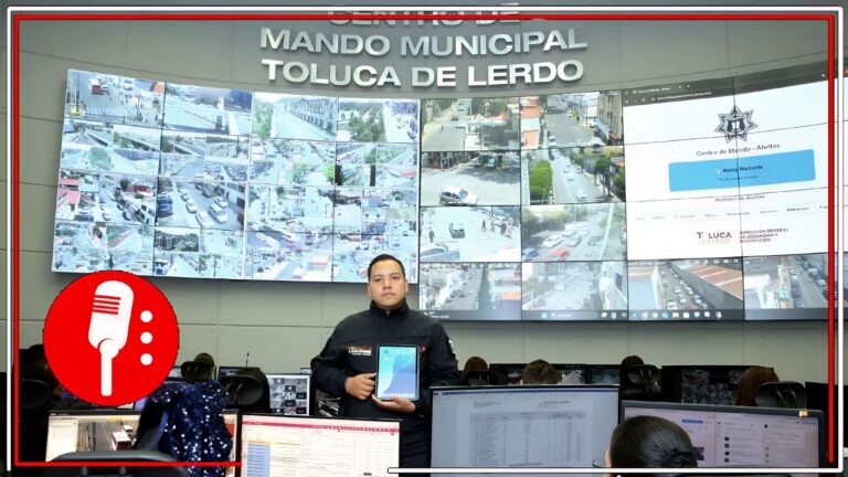 Ricardo Moreno lanza el Botón SOS para fortalecer la seguridad en Toluca