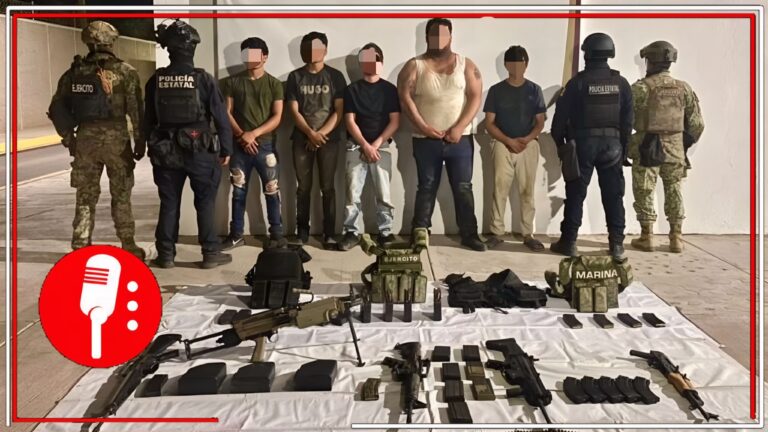 Operativo en Sinaloa: Detienen a cinco presuntos delincuentes tras enfrentamiento armado