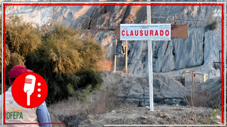 Profepa cierra temporalmente la minera Sago Import Export en Hidalgo por daños ambientales