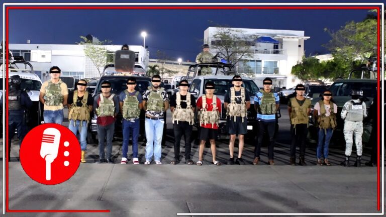 Desmantelan banda delictiva en Tabasco: 12 detenidos y armas aseguradas