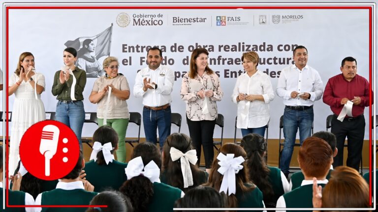 Mejoras en infraestructura educativa: González Saravia inaugura techumbre en Zacatepec