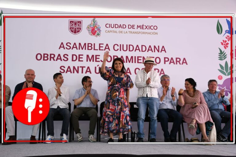 La Jefa de Gobierno, Clara Brugada presenta proyectos de mejoramiento en Coapa