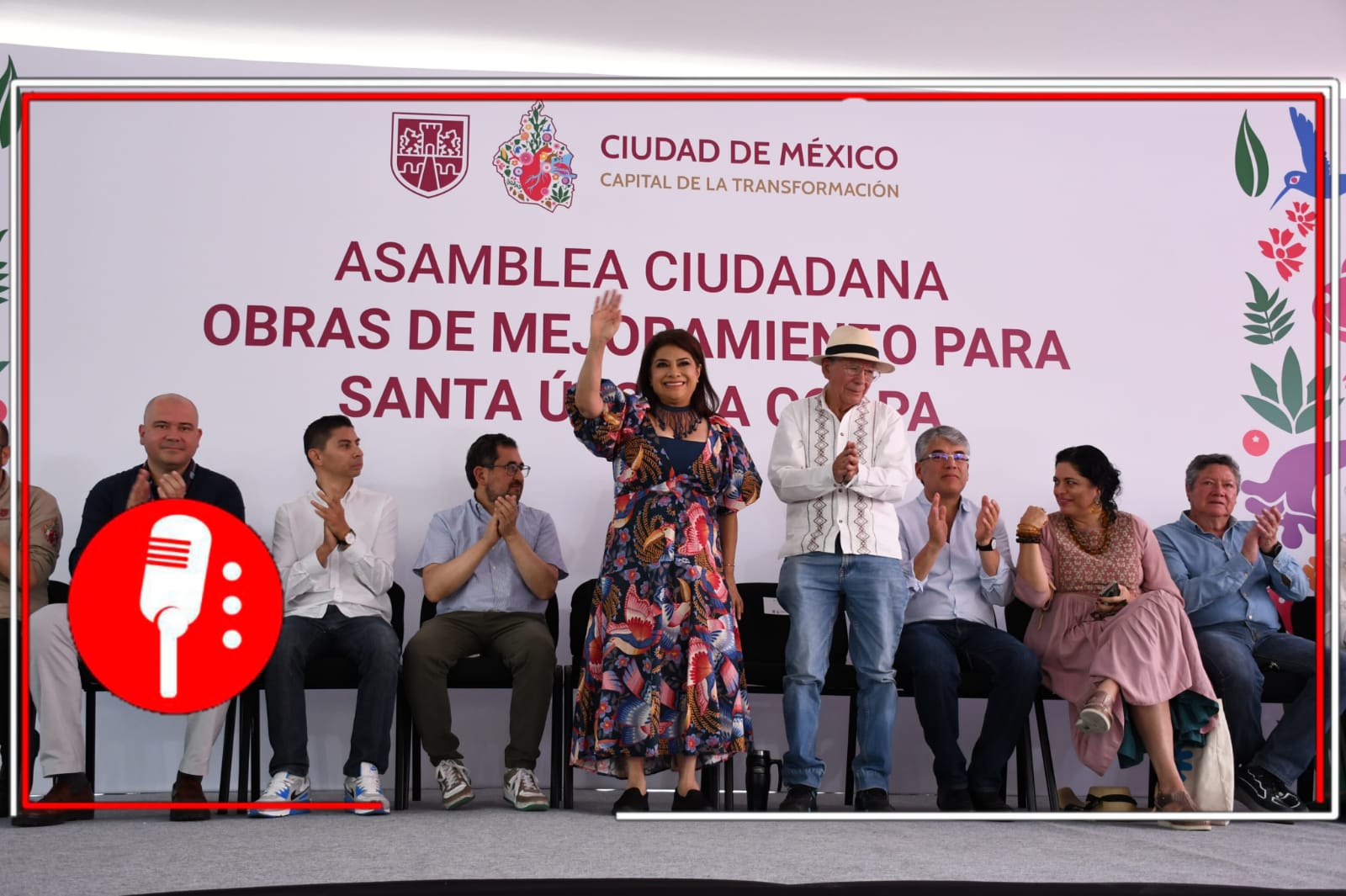 La Jefa de Gobierno, Clara Brugada presenta proyectos de mejoramiento en Coapa