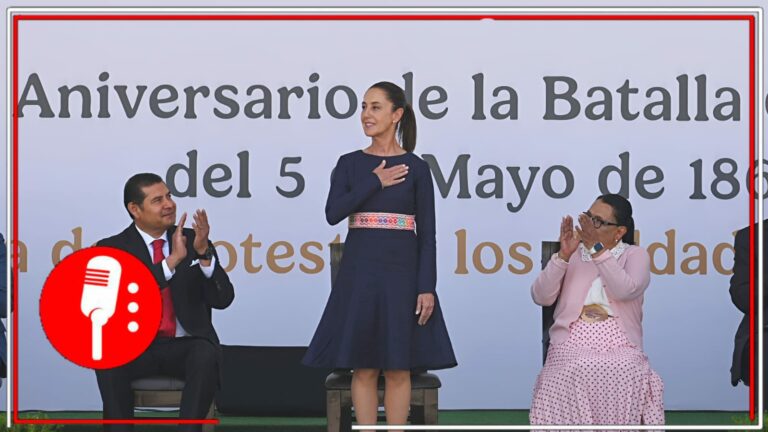 Presidenta Sheinbaum y Alejandro Armenta, encabezan desfile en Puebla