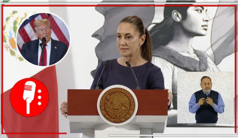 Presidenta Claudia Sheinbaum asegura que hay buena comunicación con Trump