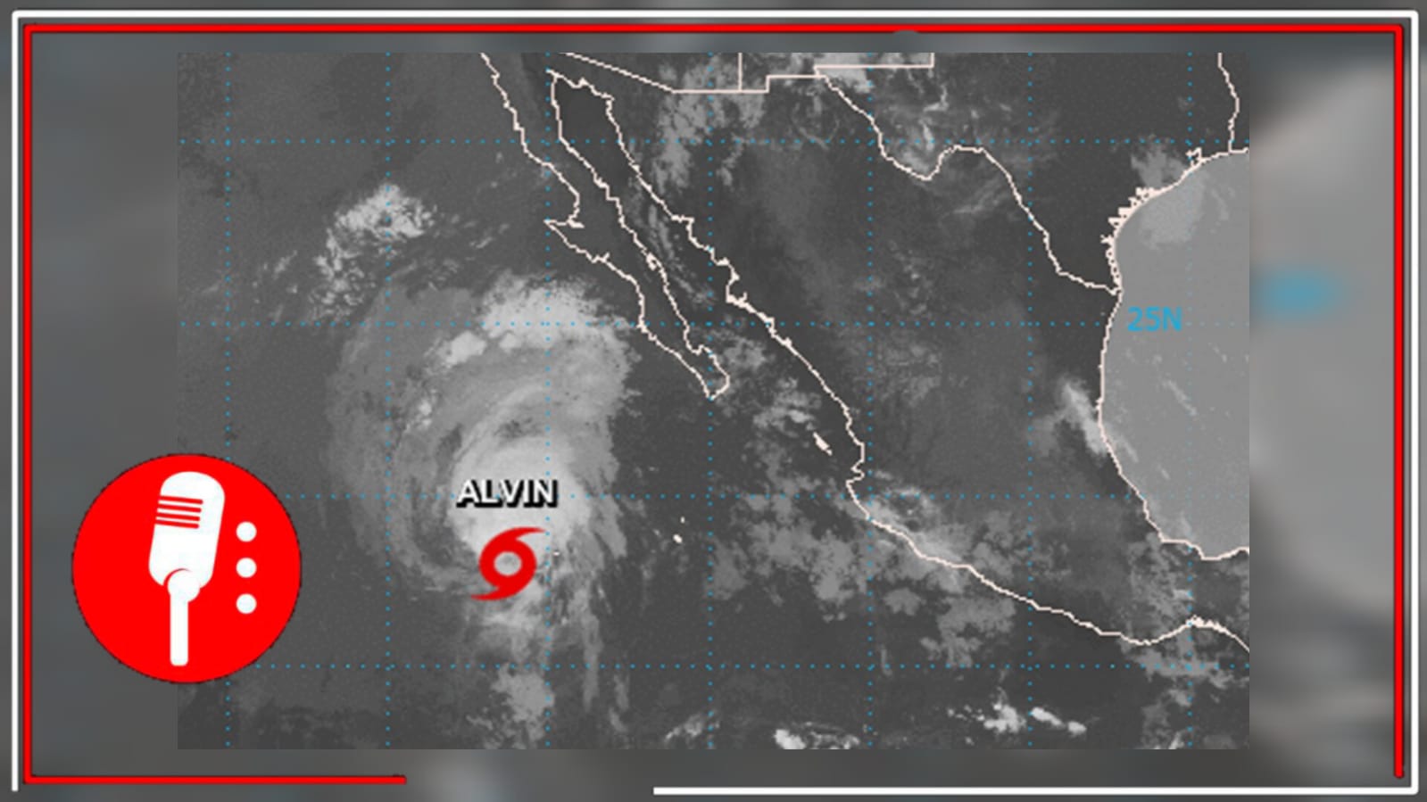¡Ya viene Alvin! Y será el primer huracán en impactar tierras mexicanas