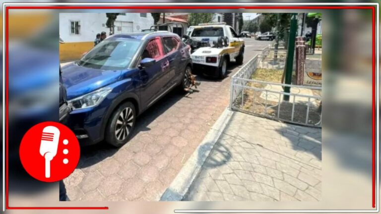 Trasladan vehículo presuntamente implicado en el asesinato de Ximena Guzmán y José Muñoz