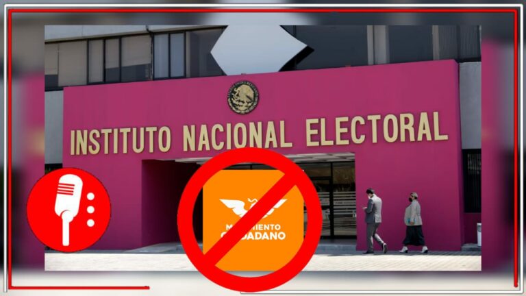 INE podría sancionar a Movimiento Ciudadano