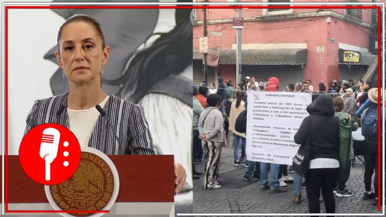 Sheinbaum mantiene pláticas con la CNTE, pero rechaza bloqueo a Palacio Nacional: “El diálogo ya está en marcha”