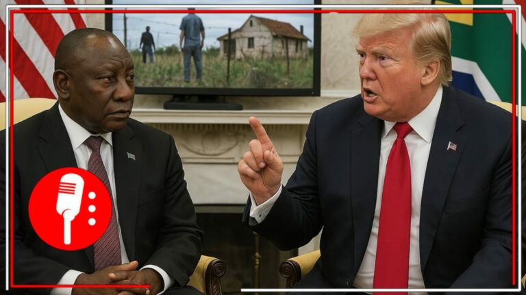 Trump acusa a Sudáfrica de “genocidio blanco”; Ramaphosa rechaza la narrativa y pide investigación independiente