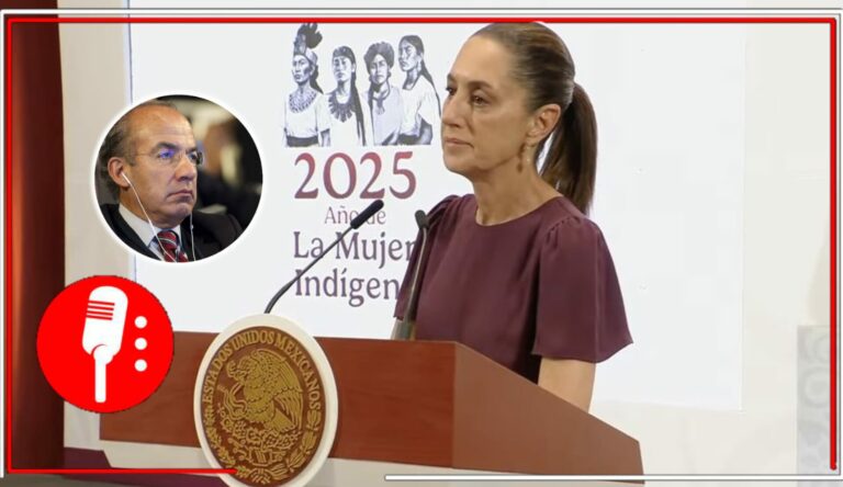 Felipe Calderón lamenta falta de intervención de EE.UU. en América Latina; Sheinbaum exhibe postura servil del ilegítimo exmandatario