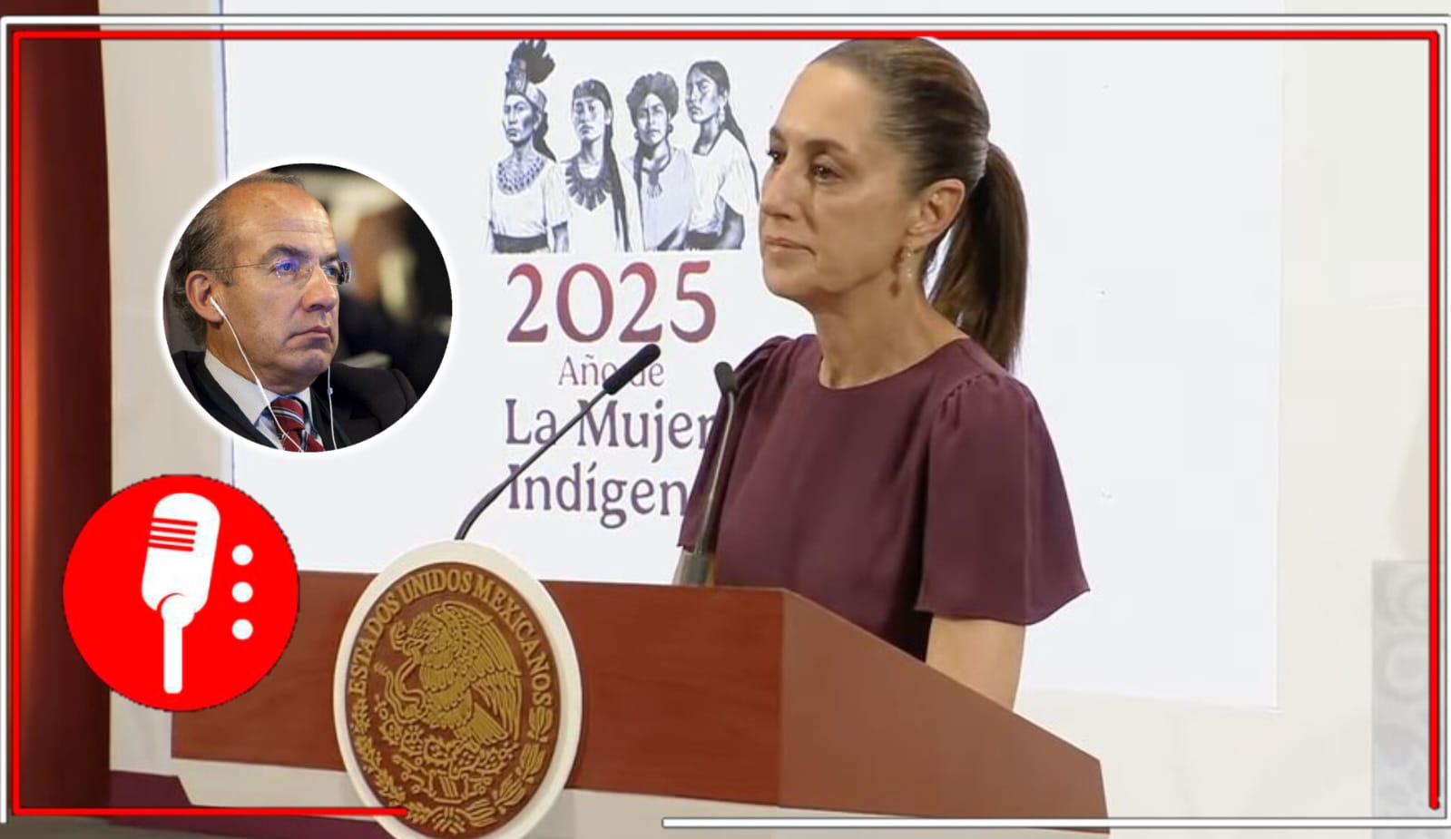 Felipe Calderón lamenta falta de intervención de EE.UU. en América Latina; Sheinbaum exhibe postura servil del ilegítimo exmandatario