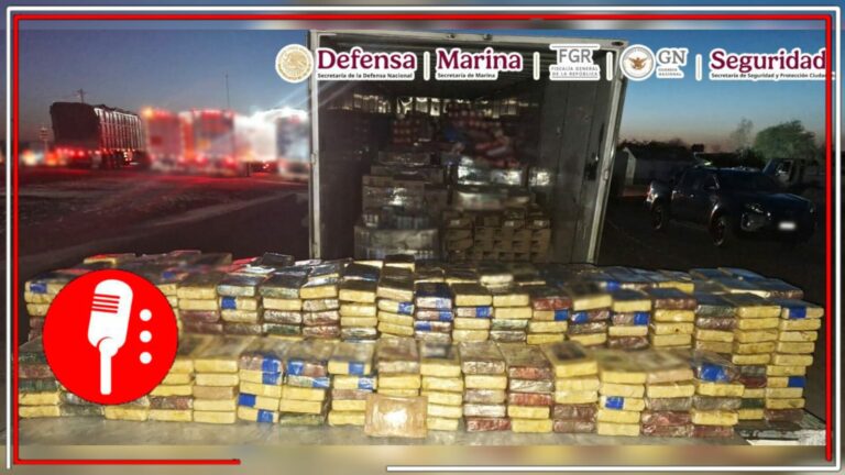 Detienen a Jorge Alberto &#8220;N&#8221; con 700 kilos de cocaína