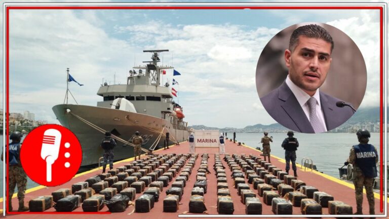 Marina intercepta minisubmarino con 3.5 toneladas de cocaína en Guerrero