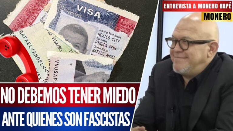 Entrevista | Monero Rapé destruye su Visa en señal de protesta contra EE.UU. y su política migratoria