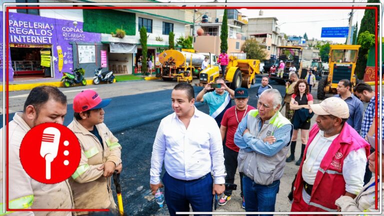 Gustavo A. Madero inicia reencarpetado de 2 KM en avenida La Corona de Cuautepec