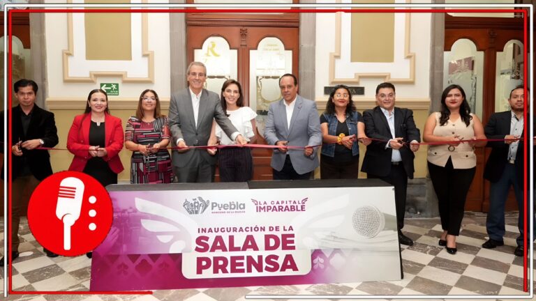 Chedraui inaugura Sala de Prensa en el Ayuntamiento de Puebla en honor a grandes periodistas