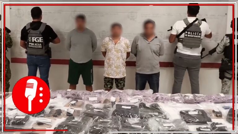 Detienen a tres personas en Quintana Roo por narcomenudeo y extorsión