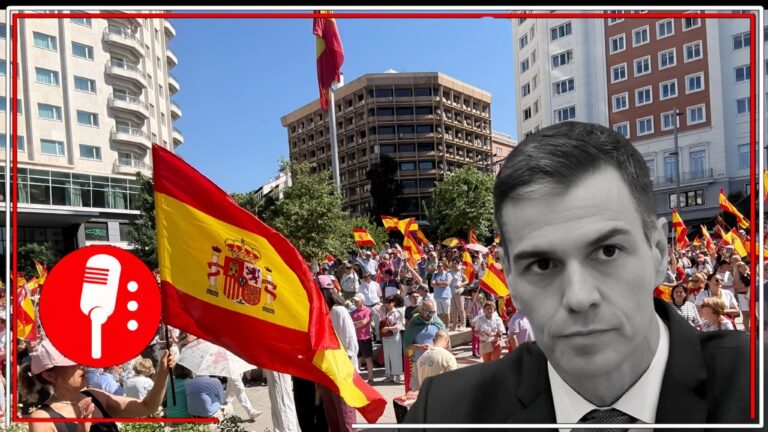 Más de 100 mil personas exigen la dimisión de Pedro Sánchez en Madrid