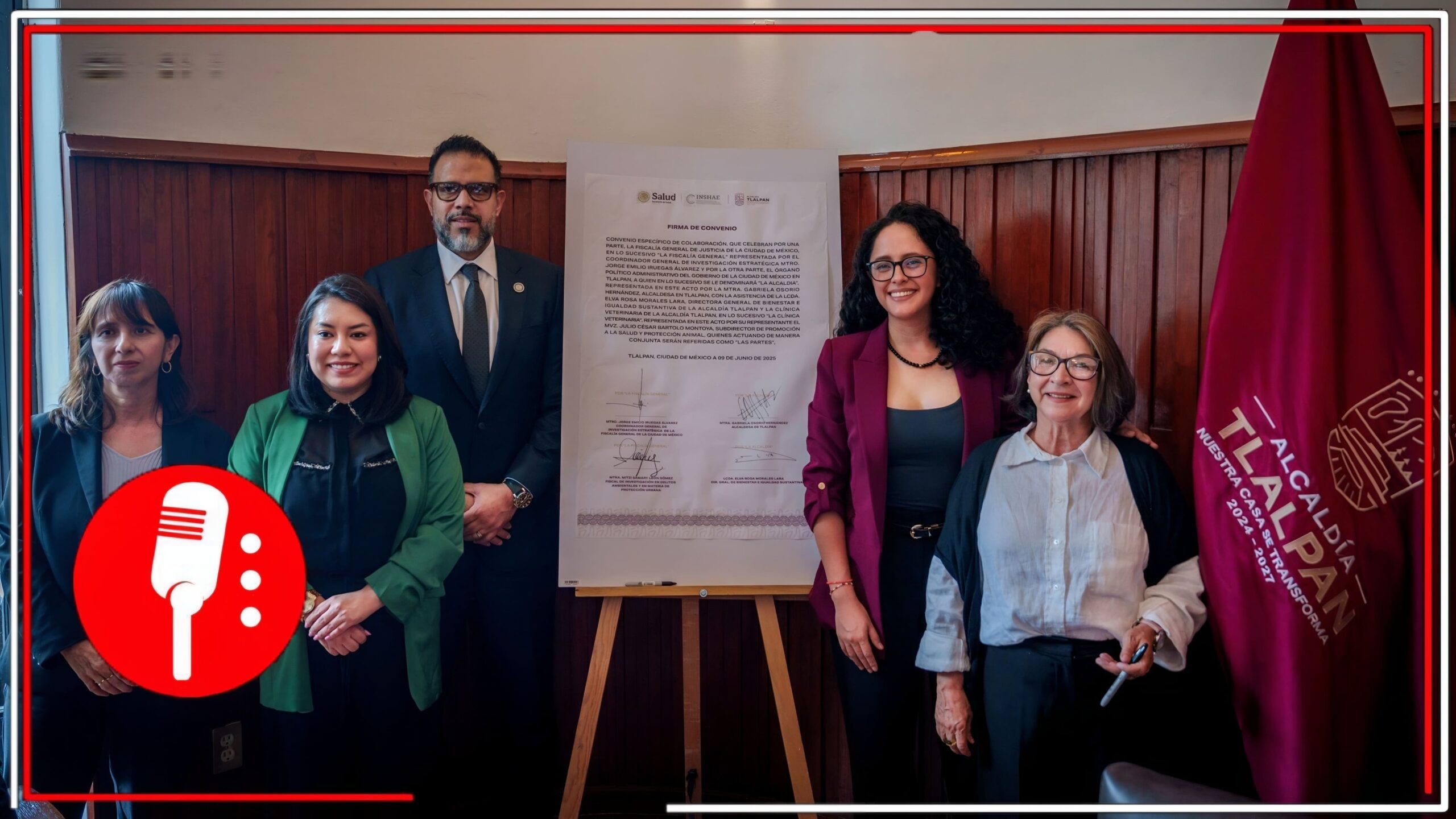 Tlalpan firma convenio pionero para proteger a animales víctimas de maltrato