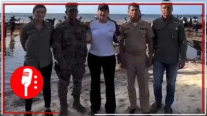 Estefanía Mercado encabeza operativo para combatir el sargazo en Playa del Carmen