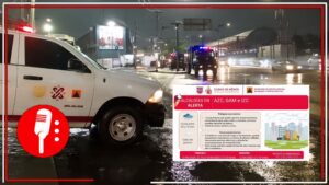Alerta Roja en la Ciudad de México por lluvias fuertes y granizo
