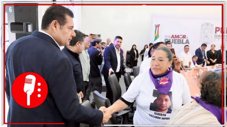 Gobernador de Puebla reafirma compromiso en la búsqueda de personas desaparecidas