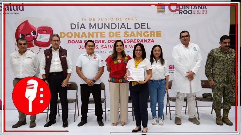 Mara Lezama destaca la importancia de donar sangre en el Día Mundial del Donante