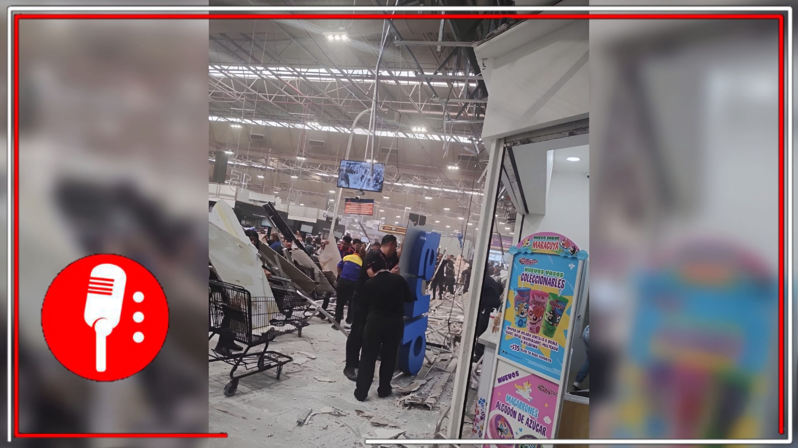 Caída de plafón en tienda de la alcaldía Benito Juárez provoca evacuación