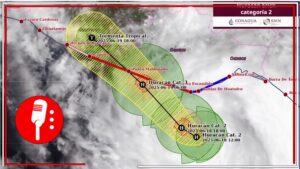 Huracán Erick se intensifica a categoría 2: Alerta en Oaxaca y Guerrero
